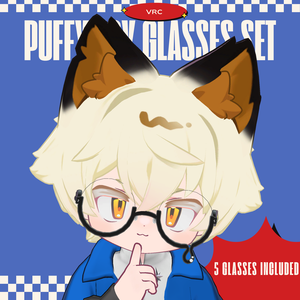 Puffy Toy Glasses Set 【メガネ5点セット】