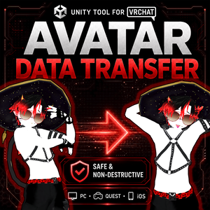 [Unity Tool - VRChat] Avatar Data Transfer – Copy Materials, Components & Full Setup Between Avatars | English, Español, 日本語, Deutsch, 한국어, 简体中文