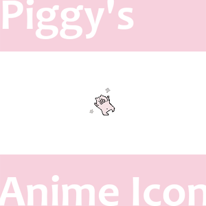 小さな怒ったぶたのアニメアイコン [pig animation gif icon]