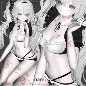 ルルネ対応 ♡ sleep bite:cat cut blood texture ♡ 他５アバター追加対応 缩略图 6