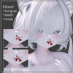 ルルネ対応 ♡ sleep bite:cat cut blood texture ♡ 他５アバター追加対応 缩略图 4