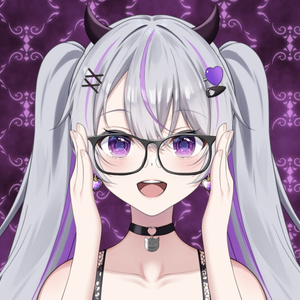 【Vtuber素材】メガネをくいっとする手