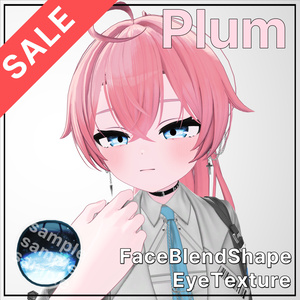 💜 プラム / Plum 💜 目テクスチャ & ブレンドシェイプ Eye Texture & BlendShape -Kohai-