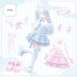 🤍Angelic Lolita〖23アバター対応〗🩵 缩略图 4