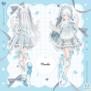 《SALE》🤍白凪館のリボンフリルメイド〖15アバター対応〗🩵 缩略图 12