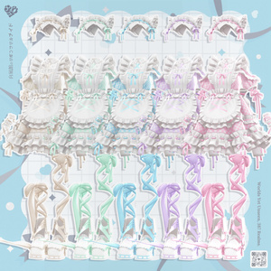 《SALE》🤍白凪館のリボンフリルメイド〖15アバター対応〗🩵 缩略图 10