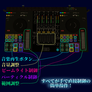 [VRChat]DJコントローラー型音楽プレイヤーCC-IveX4 缩略图 2
