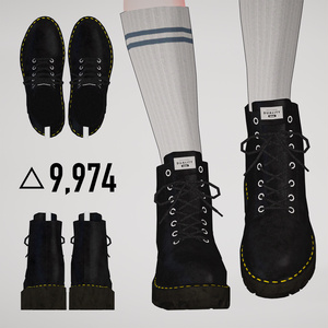 【ブーツ】HIGH-SOLE BOOTS【VRC】#duality_booth 缩略图 8