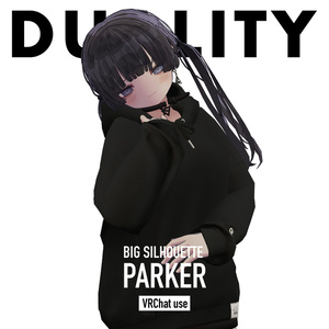 【パーカー】BIG SILHOUETTE PARKER【5アバター＋MARUBODY対応】#duality_booth 缩略图 8
