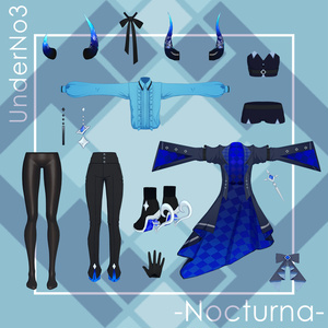 Nocturna -ノクターナ-【オリジナル3Dモデル】#Nocturna3D 缩略图 8