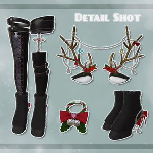 💝 Christmas Costume 🎄 冬鹿(Fuyushika)  [3 Avatar 対応] 缩略图 5