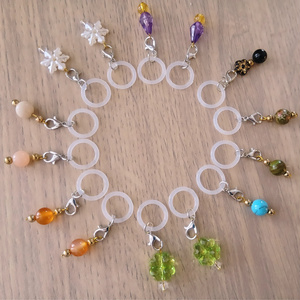 Natural stone rolling marker charm gacha [Get your hands on it...