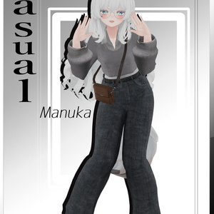 『クロップドカジュアル』【6アバター対応】VRChat想定衣装 缩略图 3