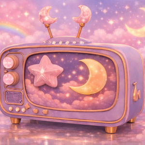 【ゆめかわいい】夢見るかわいいテレビと星空【プロップ】