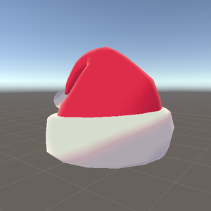 【3Dモデル】ちっちゃいサンタ帽