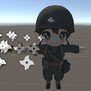 VRChat 아바타 아메리칸 병 치비 스케