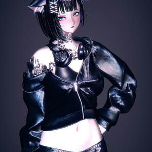 [オリジナル設定済みアバターHeadモデル] SNOOZ [13アバター素体対応] #SNOOZ3D 缩略图 27
