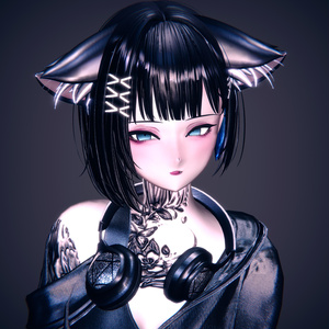 [オリジナル設定済みアバターHeadモデル] SNOOZ [13アバター素体対応] #SNOOZ3D 缩略图 25