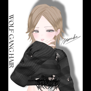 [ Hair ] WOLF GANG HAIR [ 10Avatars ] 缩略图 2