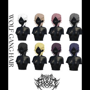 [ Hair ] WOLF GANG HAIR [ 10Avatars ] 缩略图 4