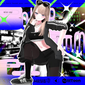 【Hair付き！】💗Boiler Room Cat💙【16Avatars対応】#Maison_Usagi091