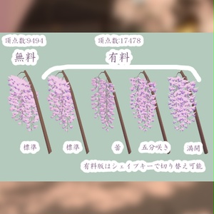 無料あり 持ち枝(藤)PB対応 缩略图 2