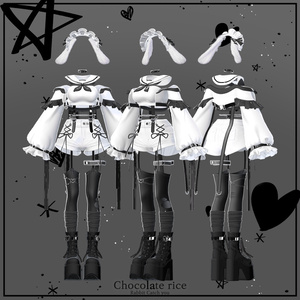 MMDモデル配布ありの3D衣装 人気の同人グッズ732点を通販!話題のアニメやデザインから個性的で被らないアイテムが見つかる - BOOTH