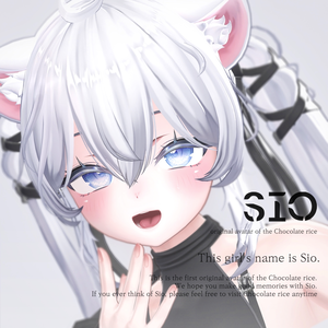  【オリジナル3Dモデル】 Sio / しお / ver.2.5
