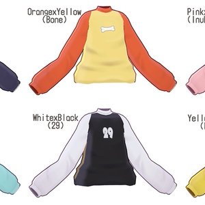 【サポート終了／まめふれんず専用・まめひなた推奨】プチおきがえトレーナー（6色／AllColorsのみPSD同梱） 缩略图 2