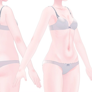 【R-15／PSD・CLIP】ライムちゃんナチュラルメイク＆ボディブラシ【レイヤー組み合わせ自由】 缩略图 3