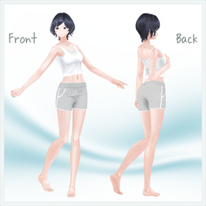 となりの霧崎さん -kirisaki- オリジナル3Dモデル 缩略图 6