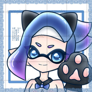 アシメイカちゃん フリーアイコン