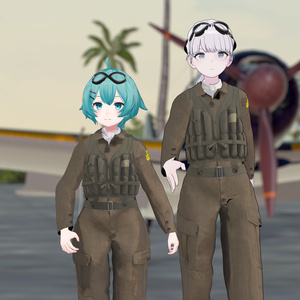 【11アバター対応】日本海軍航空隊飛行服セット 缩略图 4