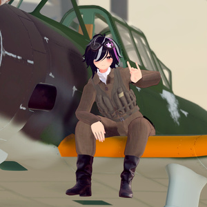 【11アバター対応】日本海軍航空隊飛行服セット 缩略图 3