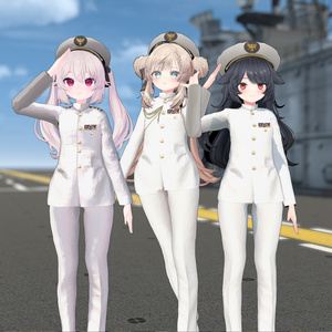 【21アバター対応】海軍士官 白詰襟・黒詰襟制服 缩略图 2