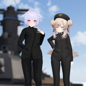 【21アバター対応】海軍士官 白詰襟・黒詰襟制服 缩略图 15