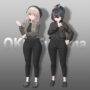 【10アバター対応】サブリナパンツスタイル 缩略图 4