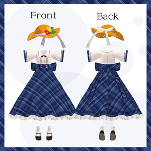シィちゃん用サマーフリルドレス【スキニング済み&PB対応】 缩略图 4