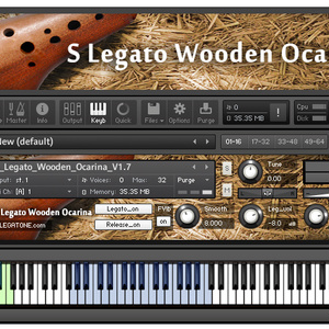 オカリナ音源 S Legato Wooden Ocarina for KONTAKT