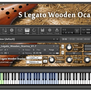 オカリナ音源 S Legato Wooden Ocarina for KONTAKT