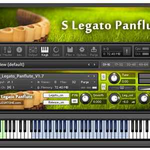 パンフルート音源 S Legato Panflute for KONTAKT