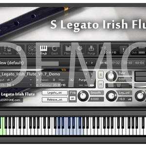 アイリッシュフルート音源 S Legato Irish Flute for KONTAKT Free Demo - フリー音源