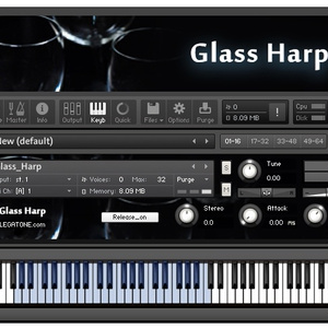 グラスハープ音源 Glass Harp for KONTAKT