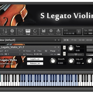 ヴァイオリン音源 S Legato Violin for KONTAKT
