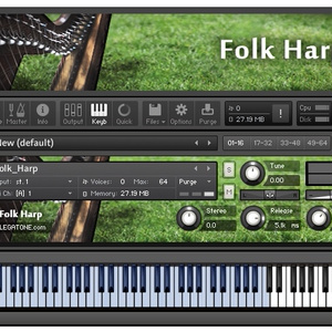 ハープ音源 Folk Harp for KONTAKT