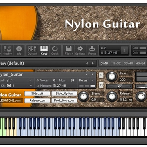 ギター音源 Nylon Guitar for KONTAKT