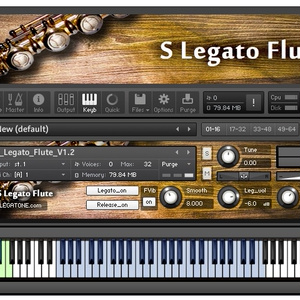フルート音源 S Legato Flute for KONTAKT