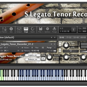 リコーダー音源 S Legato Tenor Recorder for KONTAKT