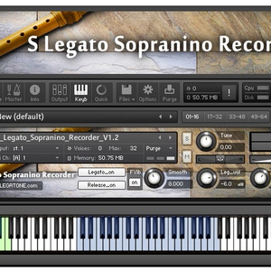 リコーダー音源 S Legato Sopranino Recorder for KONTAKT