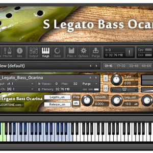 オカリナ音源 S Legato Bass Ocarina for KONTAKT